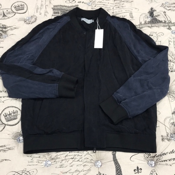 Vince Colorblock Bomber Jacket - Picture 4 of 8